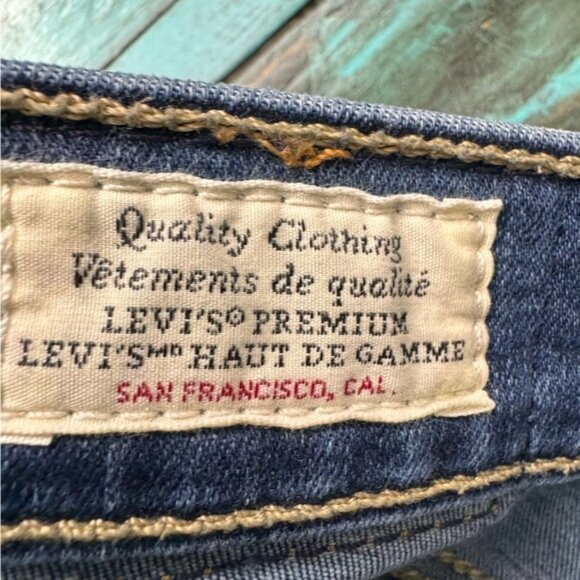 Levis 720 High Rise Super Skinny Denim Jeans Size 28 - Picture 15 of 16